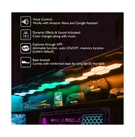 Yescom 3 Pcs WiFi Smart Led Light Kit Diy Voice Control Work with Alexa Google Home Gifts