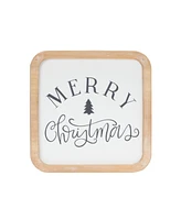 Slickblue Christmas Holiday Sentiment Plaque Set of 12 Festive Seasonal Plaques