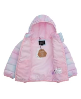 Rokka&Rolla Toddler Girls Lightweight Puffer Jacket 2T-4T