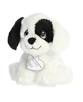 Aurora Small Barkley Dalmatian Precious Moments Inspirational Plush Toy White 7"