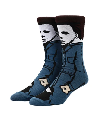 Halloween Men's John Carpenter's Michael Myers 360 Character Casual Crew Socks