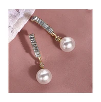 Sohi Women's Snowball Drop Earrings
