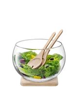 Lsa International Serve Salad Set Oak Base