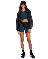 Nike Women's One High Crisscross Wrap-Waist Biker Shorts