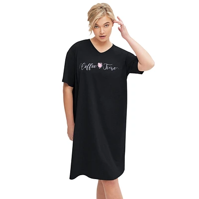 Ellos Plus V-Neck Sleep Shirt