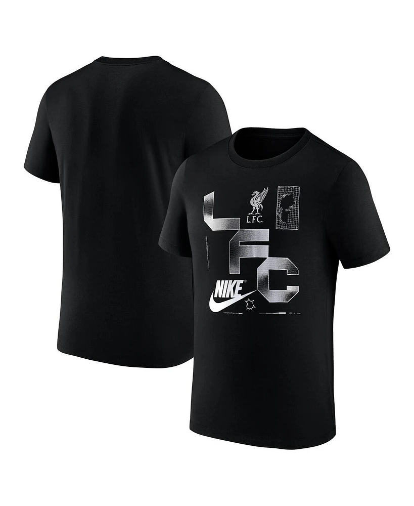 Nike Men's Black Liverpool Futura T-Shirt