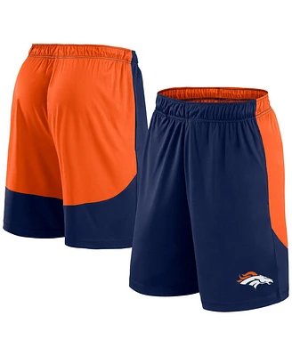 Fanatics Men's Navy/Orange Denver Broncos Go Hard Shorts