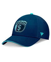 Fanatics Men's Deep Sea Blue Seattle Kraken 2024 Nhl Draft Flex Hat