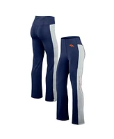 Fanatics Women's Navy Denver Broncos Studio Fitted Flared Leggings