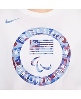 Nike Women's White U.s. Paralympics Puck Club T-Shirt