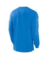 Nike Men's Powder Blue Los Angeles Chargers Sideline Player Performance Long Sleeve T-Shirt