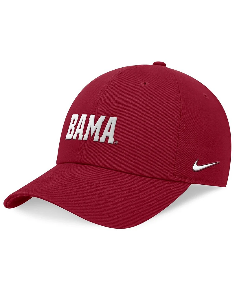 Nike Men's Crimson Alabama Crimson Tide 2024 On-Field Club Adjustable Hat