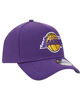 New Era Men's Purple Los Angeles Lakers A-Frame 9FORTY Adjustable Hat