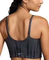 Nike Women's One Light-Support Longline Printed Sports Bra