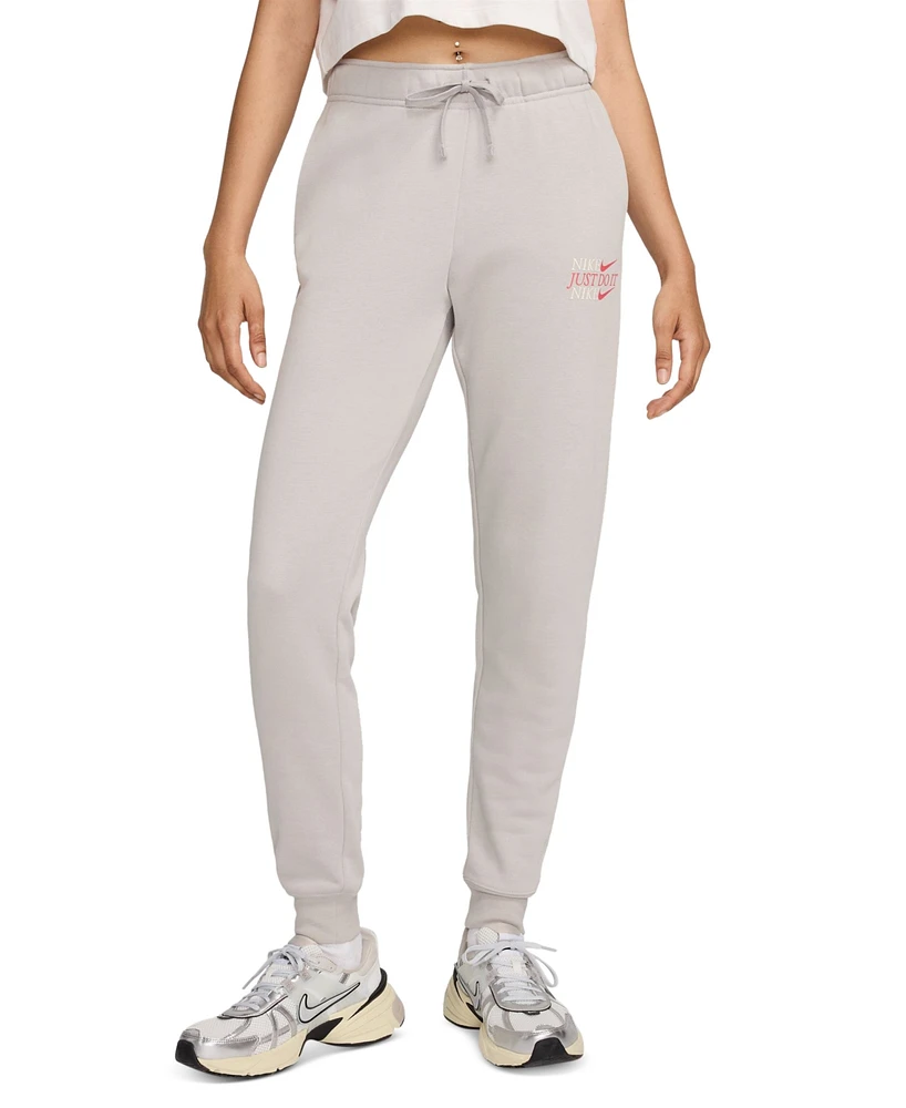 Nike Women's Sportswear Club Fleece Mid-Rise Jogger Pants