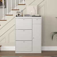 Streamdale Furniture Modern and Compact Shoe Cabinet Sleek Design, Ample Storage, Adjustable Shelves