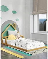 P'Kolino Casita House Twin Floor Bed