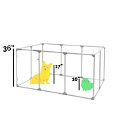 Clearly Loved Pets 36" Tall Large Lucidium Pet Pen