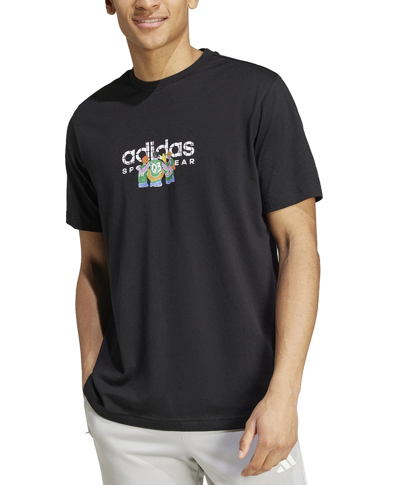 adidas Men's Code Team Logo T-Shirt