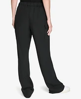 Halston Women's Mid-Rise Drawstring Cargo Pants