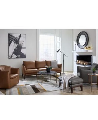 Kettner Leather Sofa Collection Created For Macys