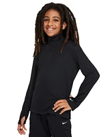 Nike Big Boys Multi Dri-fit Uv Long-Sleeve 1/2-Zip Top