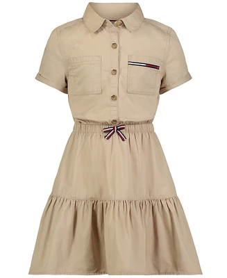 Tommy Hilfiger Big Girls Twill Shirtdress