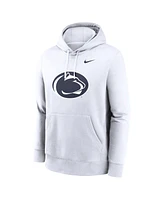 Nike Men's White Penn State Nittany Lions Primetime Evergreen Club Fleece Pullover Hoodie