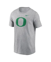 Nike Men's Heather Gray Oregon Ducks Primetime Evergreen Logo T-Shirt