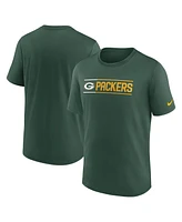 Nike Men's Green Green Bay Packers Exceed Performance T-Shirt