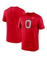 Nike Men's Scarlet Ohio State Buckeyes Primetime Legend Alternate Logo T-Shirt