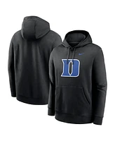 Nike Men's Black Duke Blue Devils Primetime Evergreen Club Fleece Pullover Hoodie