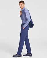 Hugo by Boss Men's Modern-Fit Windowpane Check Suit Pants
