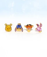 Girls Crew Disney Winnie the Pooh Multi-Color Welcome to Hundred Acre Wood Earring Set