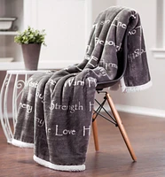 Chanasya Premium Healing Hugs Gift Blanket - for Hope Support Comfort Encouragement Sympathy