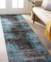 Main Street Rugs County 392 2'x7' Runner Area Rug