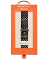 Tory Burch Women's The Eleanor Black-Tone Stainless Steel Bracelet For Apple Watch 38