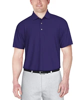 Pga Tour Men's Airflux Regular-Fit Mesh Performance Golf Polo Shirt