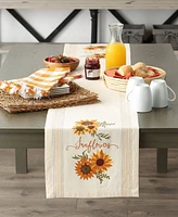 Design Imports Print Table Runner, 14"x108 "