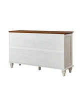 Hulala Home Ottfried Traditional 58'' Wide Sideboard with Solid Wood Legs