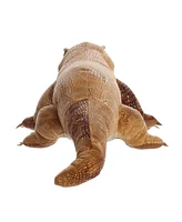 Aurora Large Komodo Dragon Flopsie Adorable Plush Toy Brown 18.5"