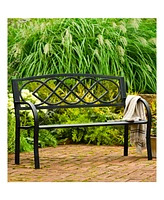 Evergreen Celtic Knot Garden Bench