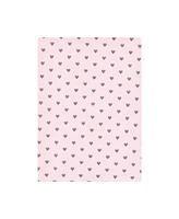 Hudson Baby Infant Girl Cotton Flannel Burp Cloths Bundle, Farm Friends Pink, One Size