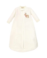 Hudson Baby Baby Boys Long-Sleeve Fleece Sleeping Bag, Reindeer, 0-9 Months