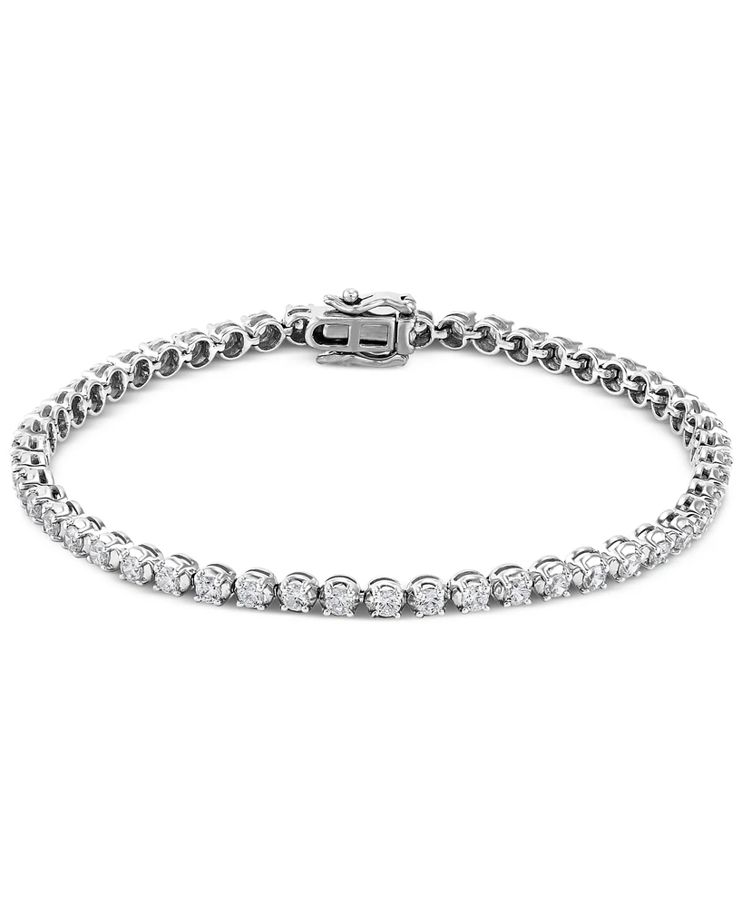 Grown With Love Lab Grown Diamond Tennis Bracelet (3 ct. t.w.) in 14k White Gold