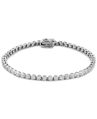 Grown With Love Lab Grown Diamond Tennis Bracelet (3 ct. t.w.) in 14k White Gold