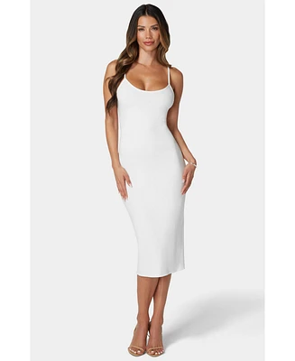 Bebe Women's Rib Midi Dress