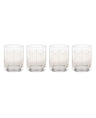 Lenox Tuscany Classics Gold Dust Double Old Fashioned Glasses, Set Of 4