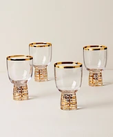 Lenox Tuscany Classics Gold Frost Wine Glasses, Set Of 4