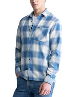 Men's Sinclair Long Sleeve Plaid Flannel Button-Front Shirt